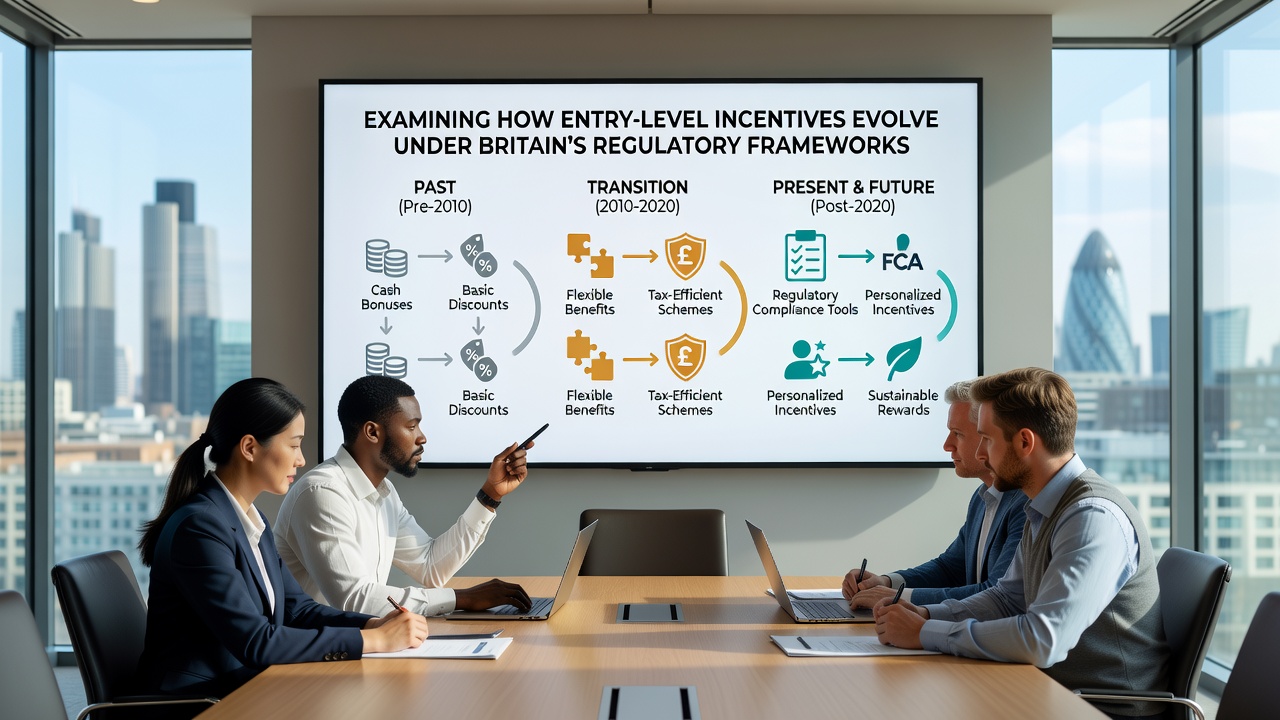 Timeline graphic illustrating phased updates to incentive rules and their effects on British operator practices